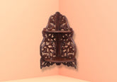 Antique Hand carved Wooden Wall Corner